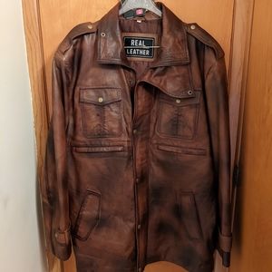 Men's leather jacket